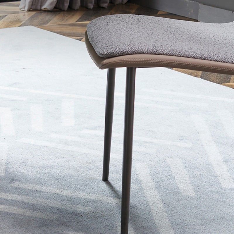 Contemporary Kitchen Dining Side Chair Upholstered Dining Chair with Metal Legs