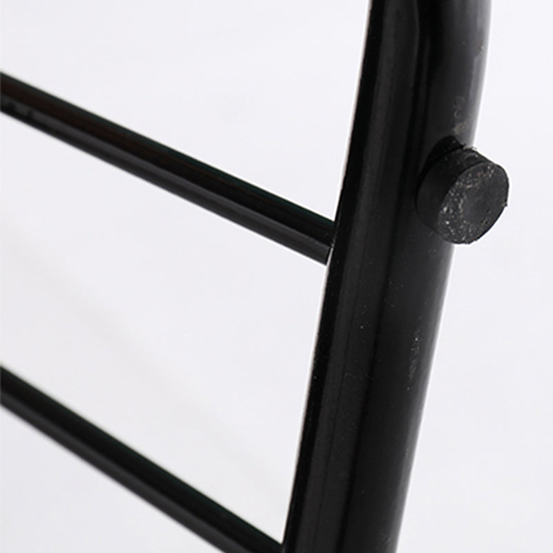 Industrial Metal Base Dining Chair Upholstered Dining Arm Chair