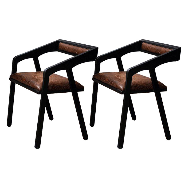 Wood Side Dining Chairs Contemporary Open Back Dining Side Chair