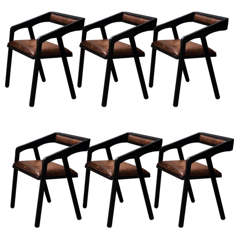 Wood Side Dining Chairs Contemporary Open Back Dining Side Chair