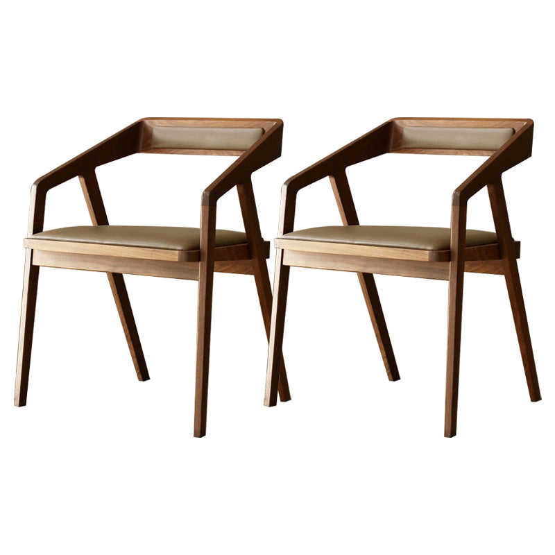 Wood Side Dining Chairs Contemporary Open Back Dining Side Chair