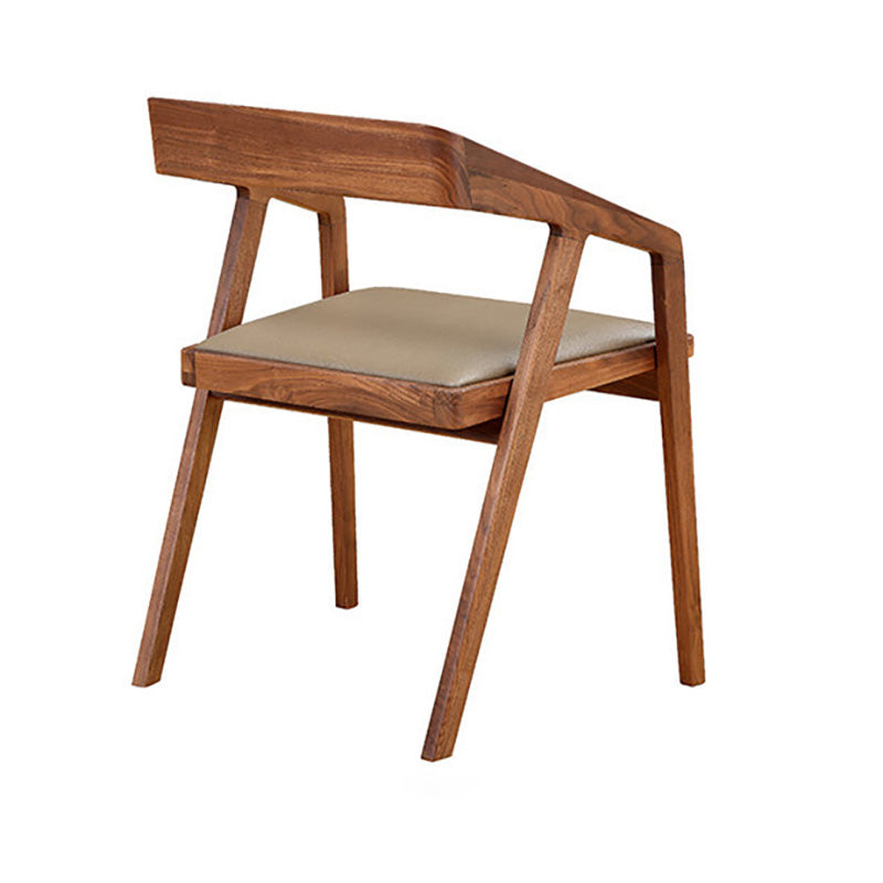 Wood Side Dining Chairs Contemporary Open Back Dining Side Chair