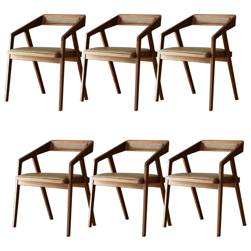 Wood Side Dining Chairs Contemporary Open Back Dining Side Chair