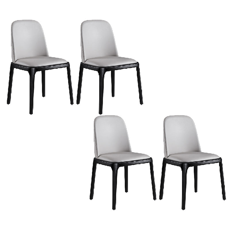 Contemporary Chair Solid Back Dining Room Chair for Dining Room