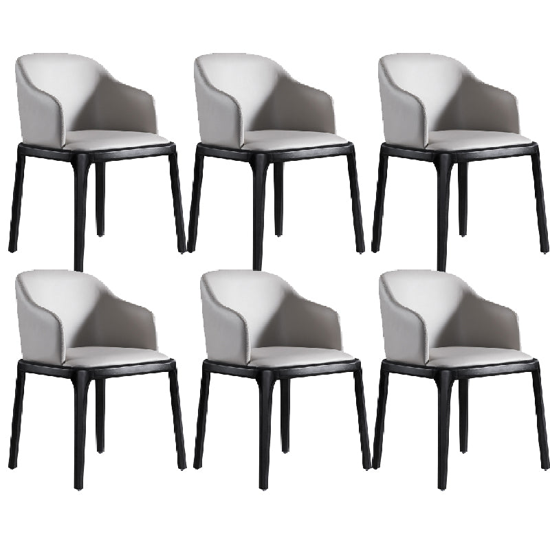 Contemporary Chair Solid Back Dining Room Chair for Dining Room