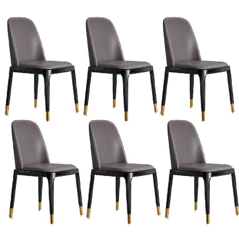 Contemporary Chair Solid Back Dining Room Chair for Dining Room