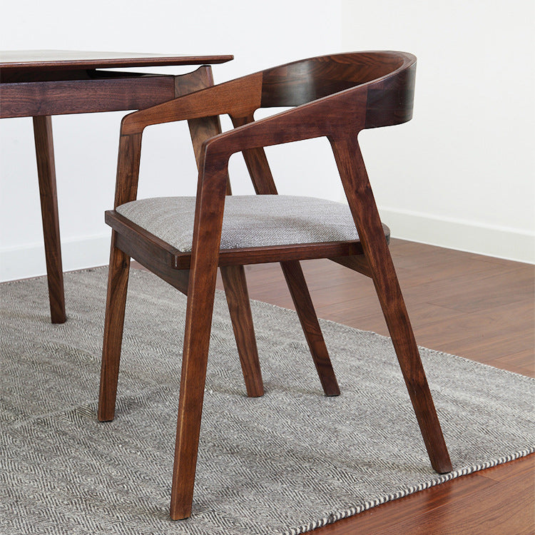 Wood Side Dining Chairs Contemporary Kitchen Dining Armchair