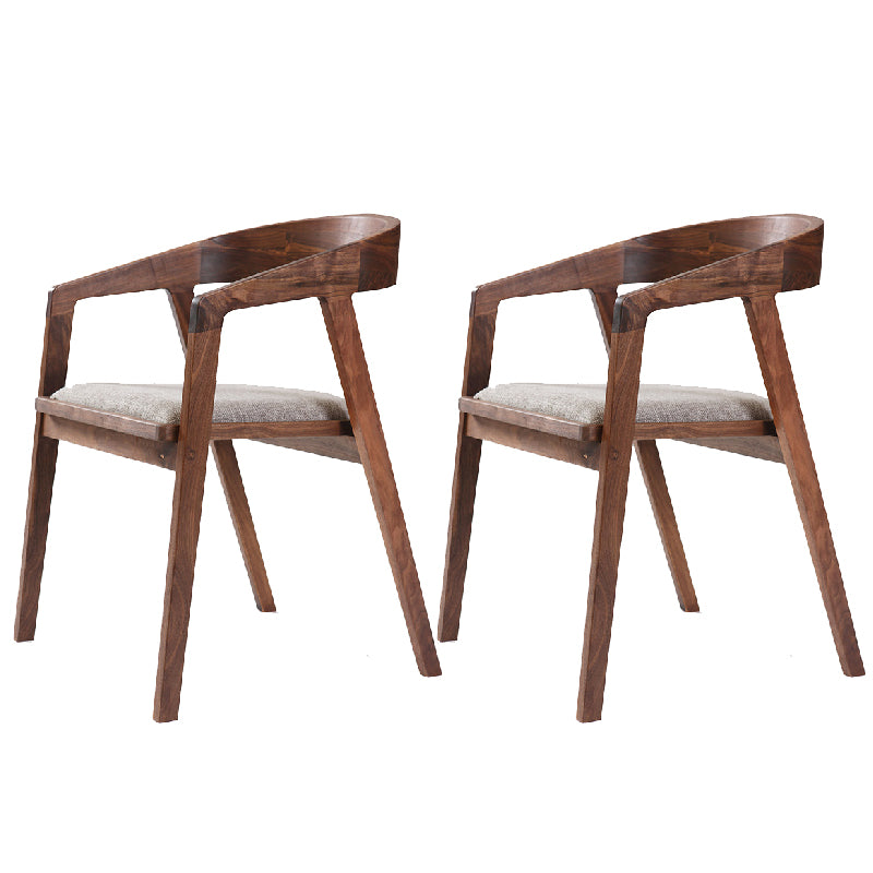 Wood Side Dining Chairs Contemporary Kitchen Dining Armchair