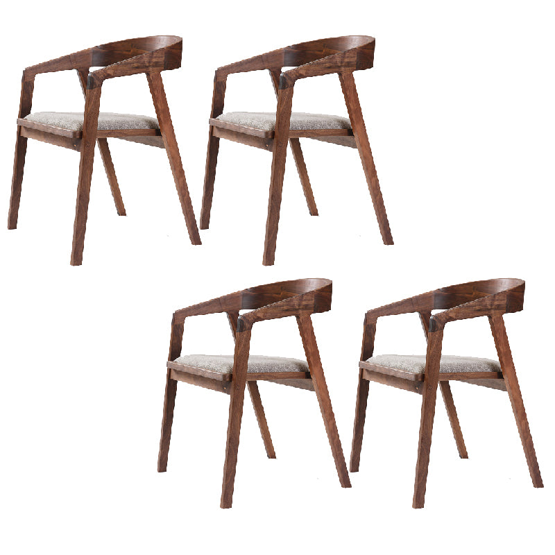 Wood Side Dining Chairs Contemporary Kitchen Dining Armchair