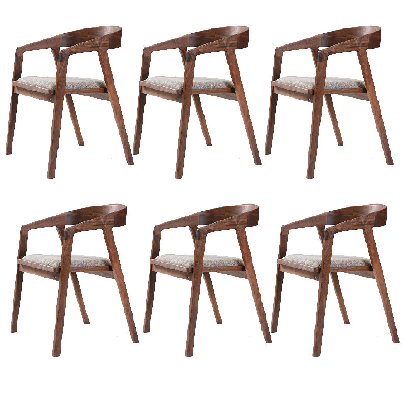 Wood Side Dining Chairs Contemporary Kitchen Dining Armchair