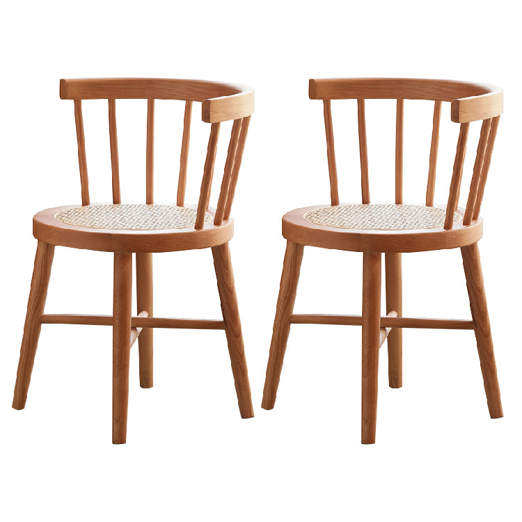 Industrial Side Chair Wood Windsor Back Dining Room Chair for Home