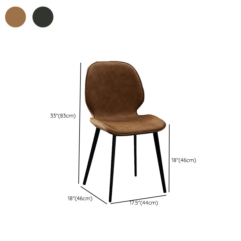 Industrial Style Side Chair Wingback Dining Room Chair for Home