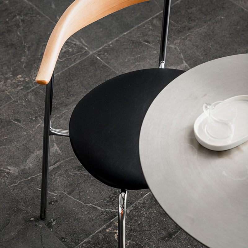 Contemporary Style Side Chair Open Back Dining Room Chair for Home