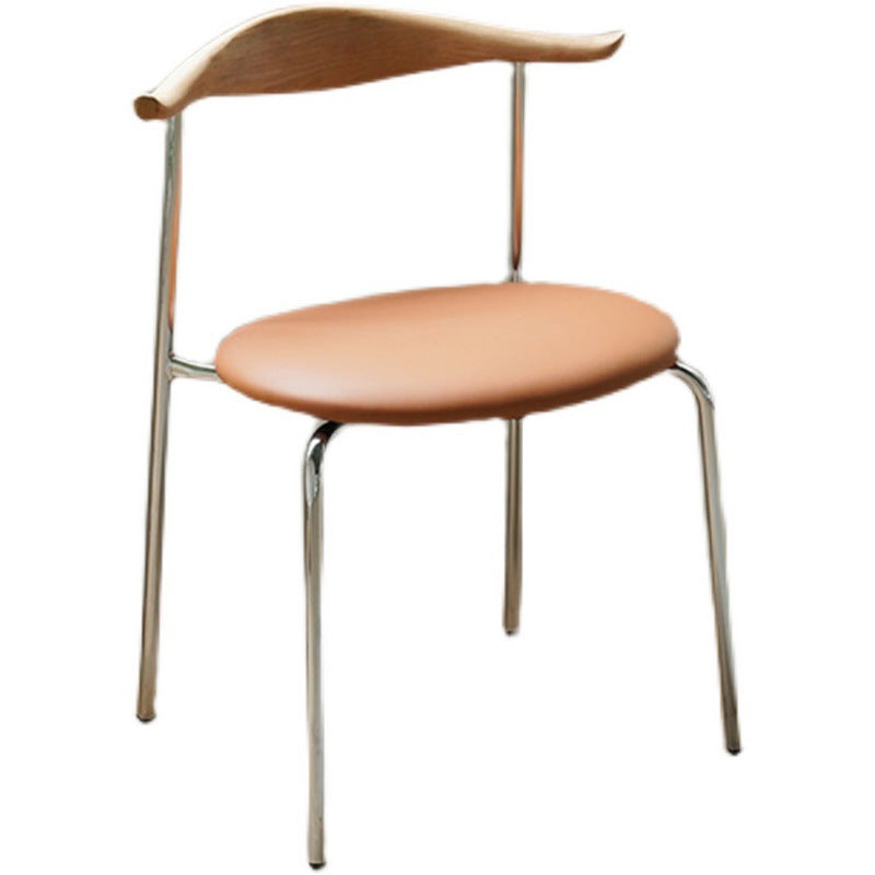 Contemporary Style Side Chair Open Back Dining Room Chair for Home