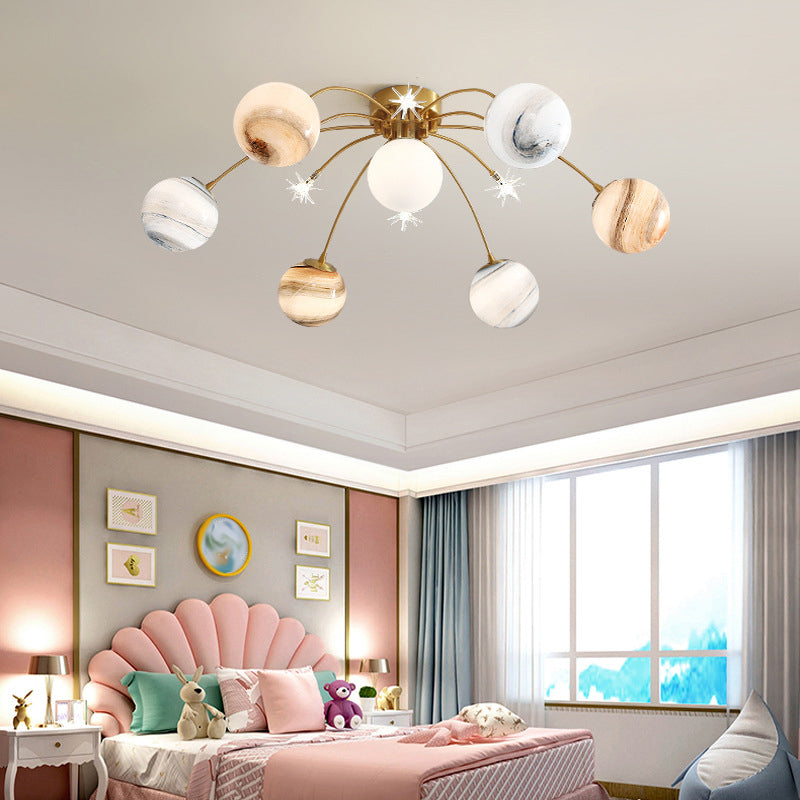 13 Light Flush Mount Ceiling Light Modern Fixture Flush Mount Lamp for Living Room