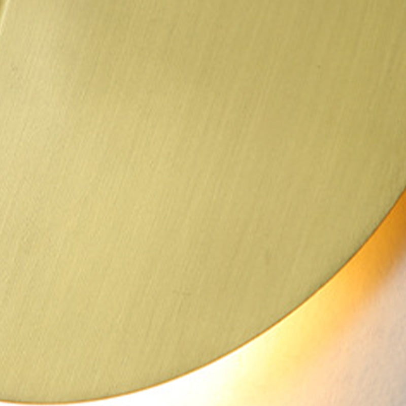 Leaf Shape 1 - Light Wall Mount Light Solid Brass LED Post Modern Wall Light in Gold