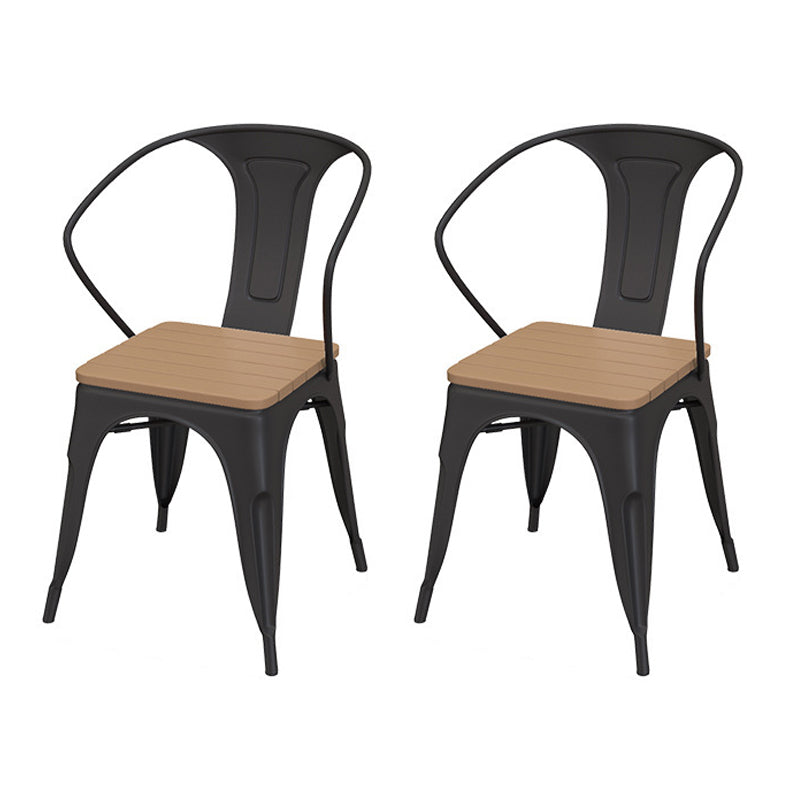 Modern Round Dining Set 1/2/3/5 Pieces Reclaimed Wood Dining Set for Outdoor