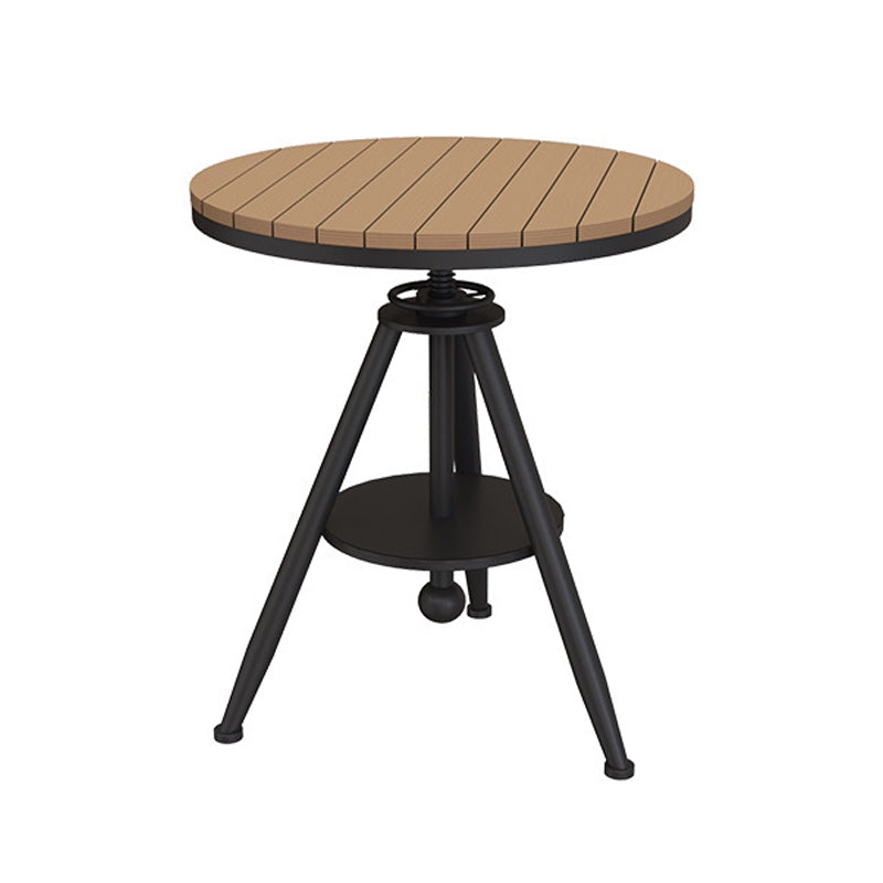 Modern Round Dining Set 1/2/3/5 Pieces Reclaimed Wood Dining Set for Outdoor