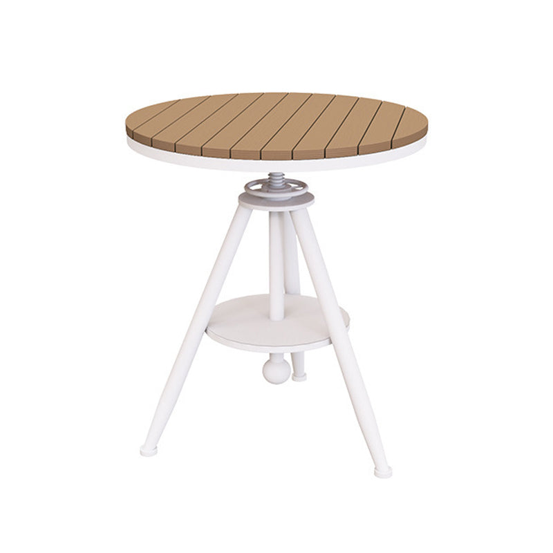 Modern Round Dining Set 1/2/3/5 Pieces Reclaimed Wood Dining Set for Outdoor