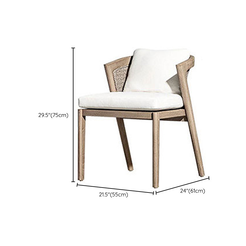 Bohemian Style 1/7 Pieces Dining Table Set Solid Wood Dining Table Set for Outdoor