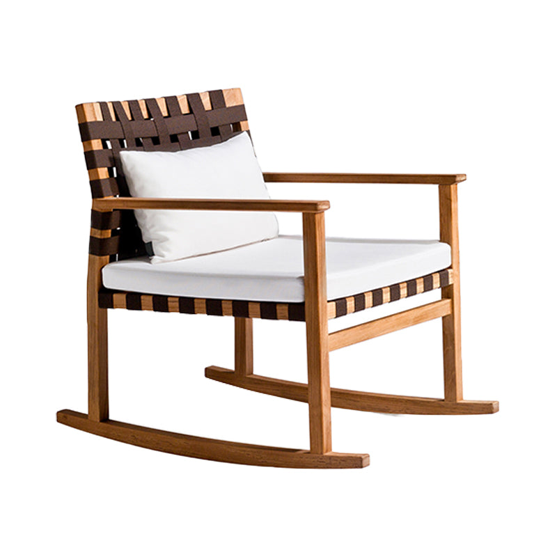 Modern 1/6 Pieces Rectangular Dining Set Solid Wood Dining Table Set for Outdoor