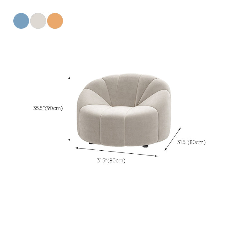 Contemporary Sloped Arms Sofa with Tight Back for Living Room
