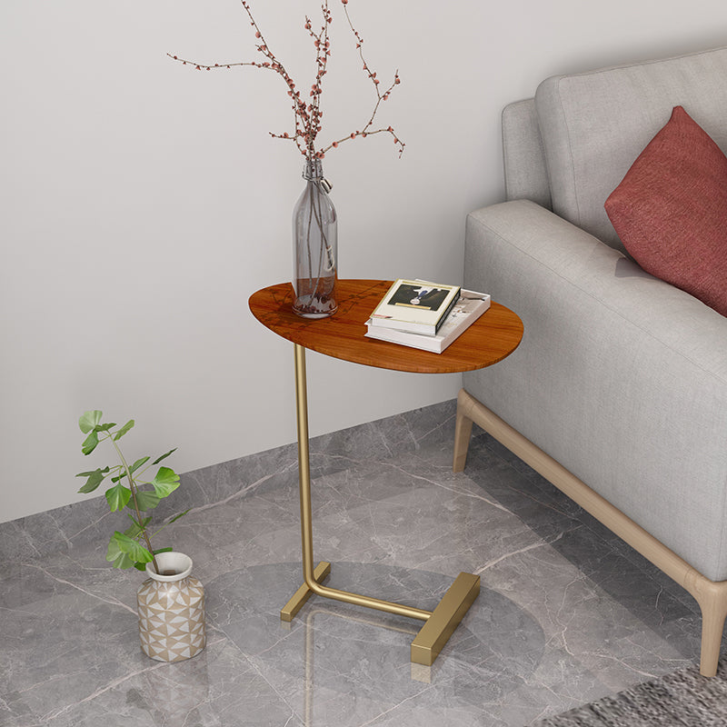 23.6inch Tall Modern C Corner Table Solid Wood Side End Table