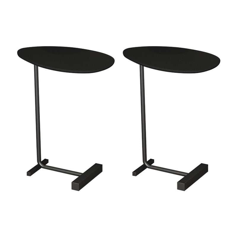 23.6inch Tall Modern C Corner Table Solid Wood Side End Table