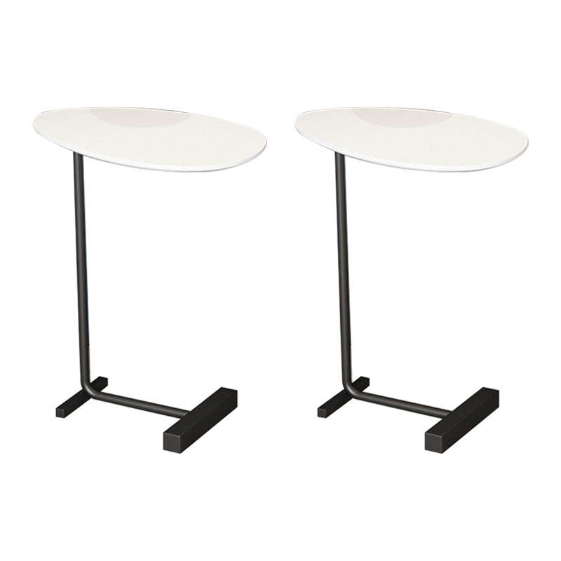 23.6inch Tall Modern C Corner Table Solid Wood Side End Table