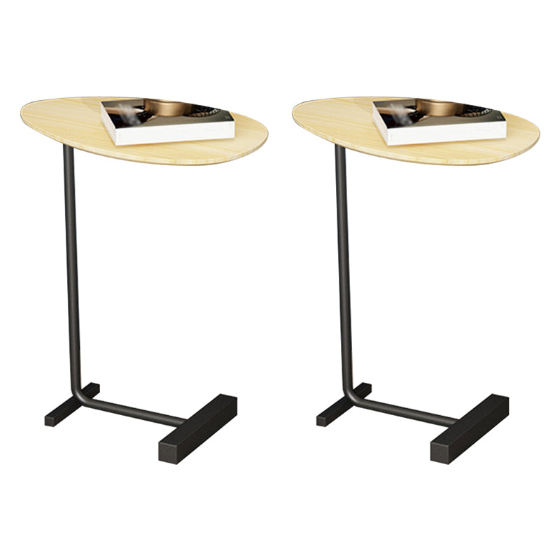 23.6inch Tall Modern C Corner Table Solid Wood Side End Table