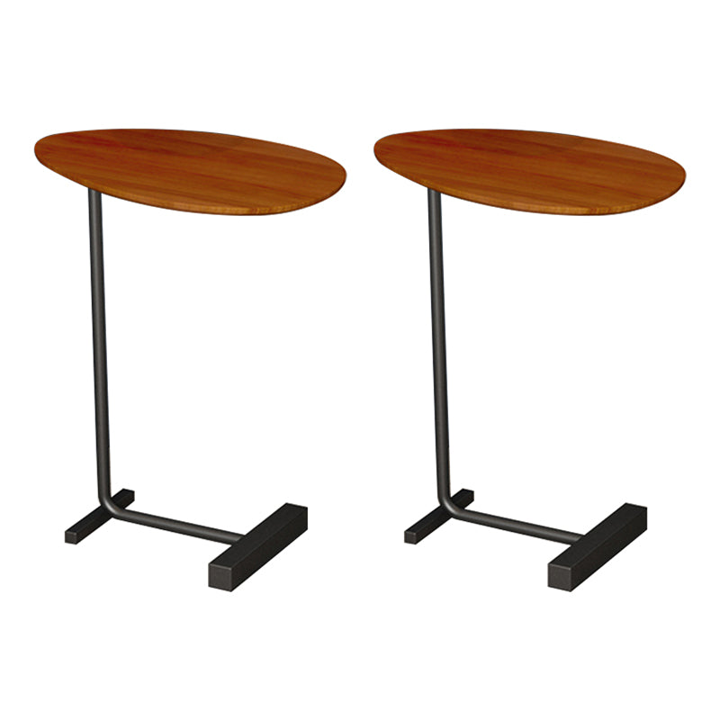 23.6inch Tall Modern C Corner Table Solid Wood Side End Table