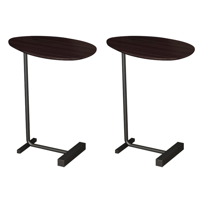 23.6inch Tall Modern C Corner Table Solid Wood Side End Table