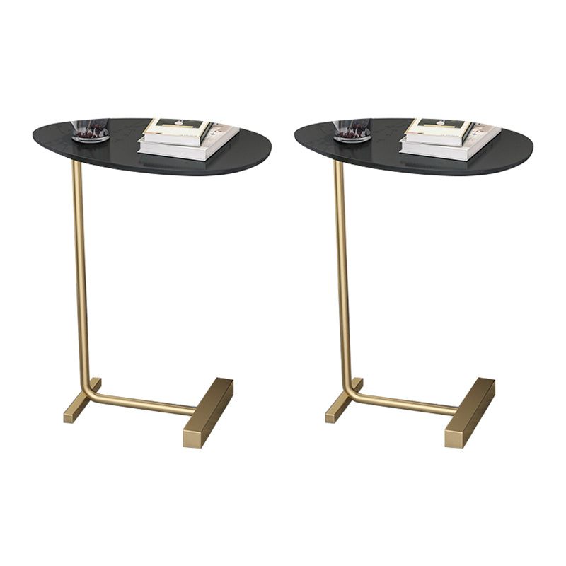 23.6inch Tall Modern C Corner Table Solid Wood Side End Table