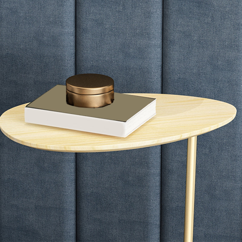 23.6inch Tall Modern C Corner Table Solid Wood Side End Table