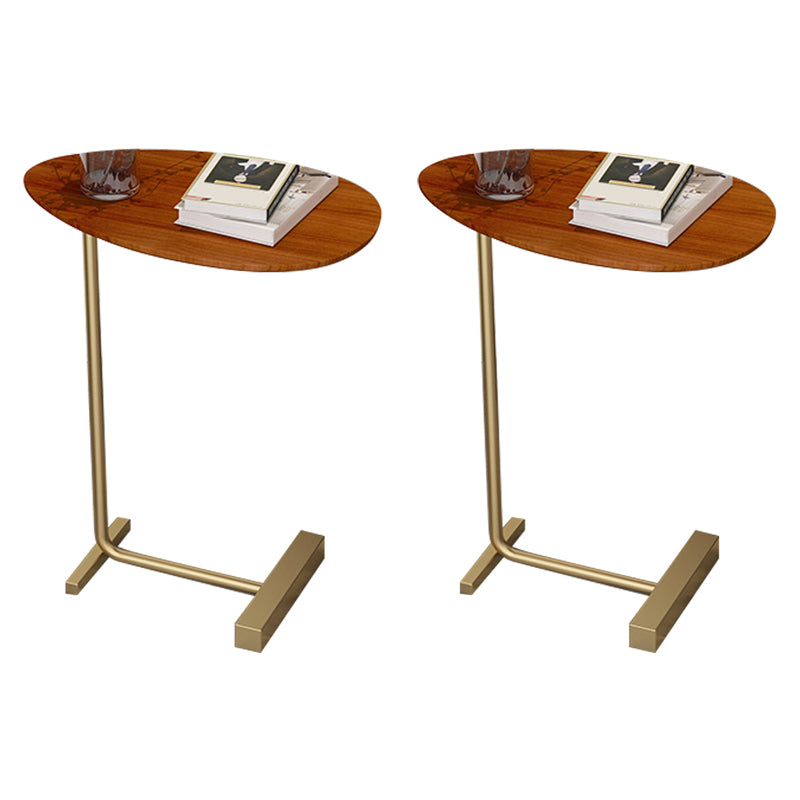 23.6inch Tall Modern C Corner Table Solid Wood Side End Table