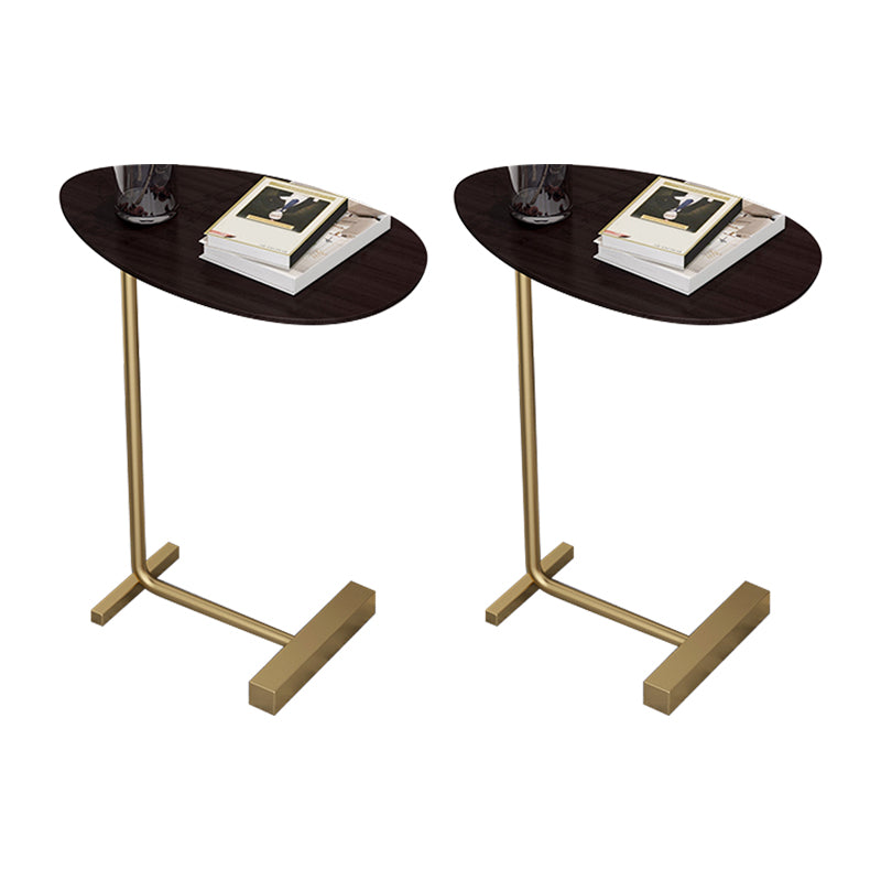 23.6inch Tall Modern C Corner Table Solid Wood Side End Table