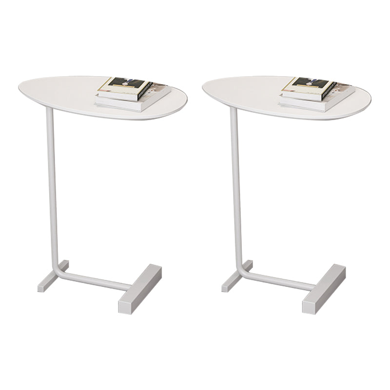 23.6inch Tall Modern C Corner Table Solid Wood Side End Table