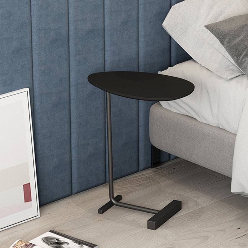 23.6inch Tall Modern C Corner Table Solid Wood Side End Table