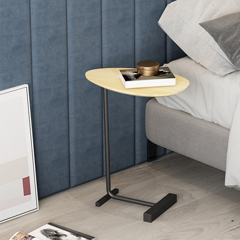 23.6inch Tall Modern C Corner Table Solid Wood Side End Table