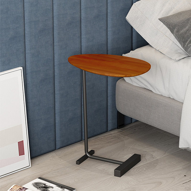 23.6inch Tall Modern C Corner Table Solid Wood Side End Table