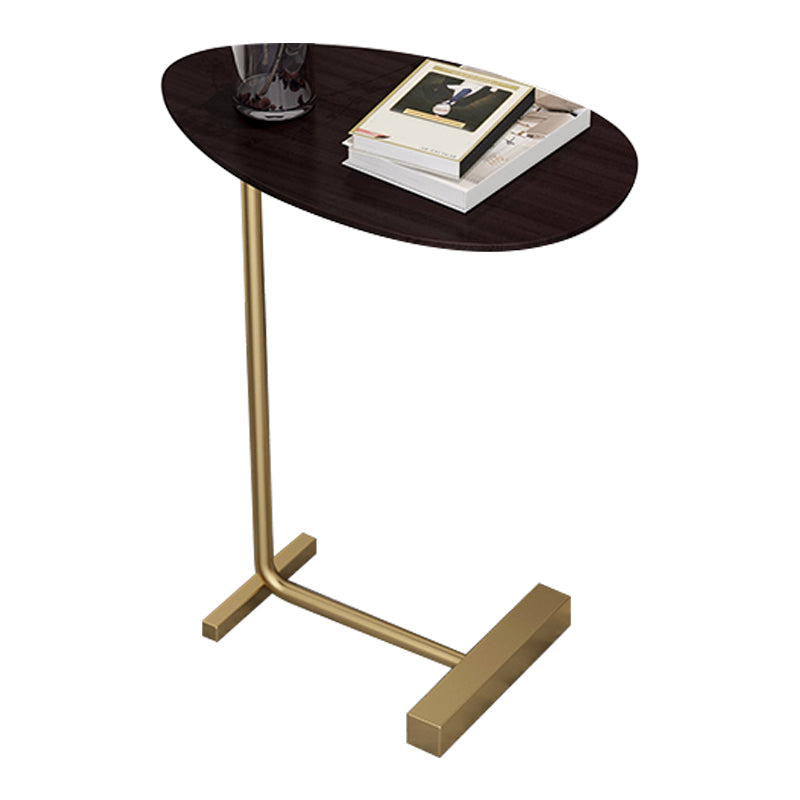 23.6inch Tall Modern C Corner Table Solid Wood Side End Table