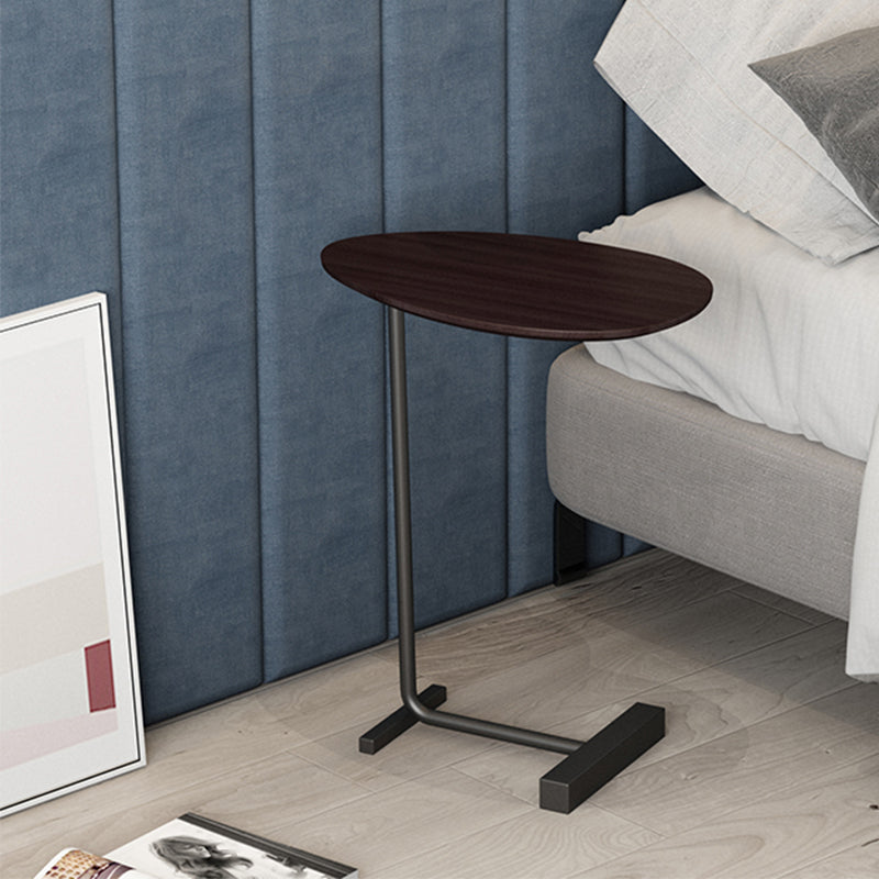 23.6inch Tall Modern C Corner Table Solid Wood Side End Table