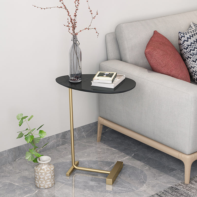 23.6inch Tall Modern C Corner Table Solid Wood Side End Table