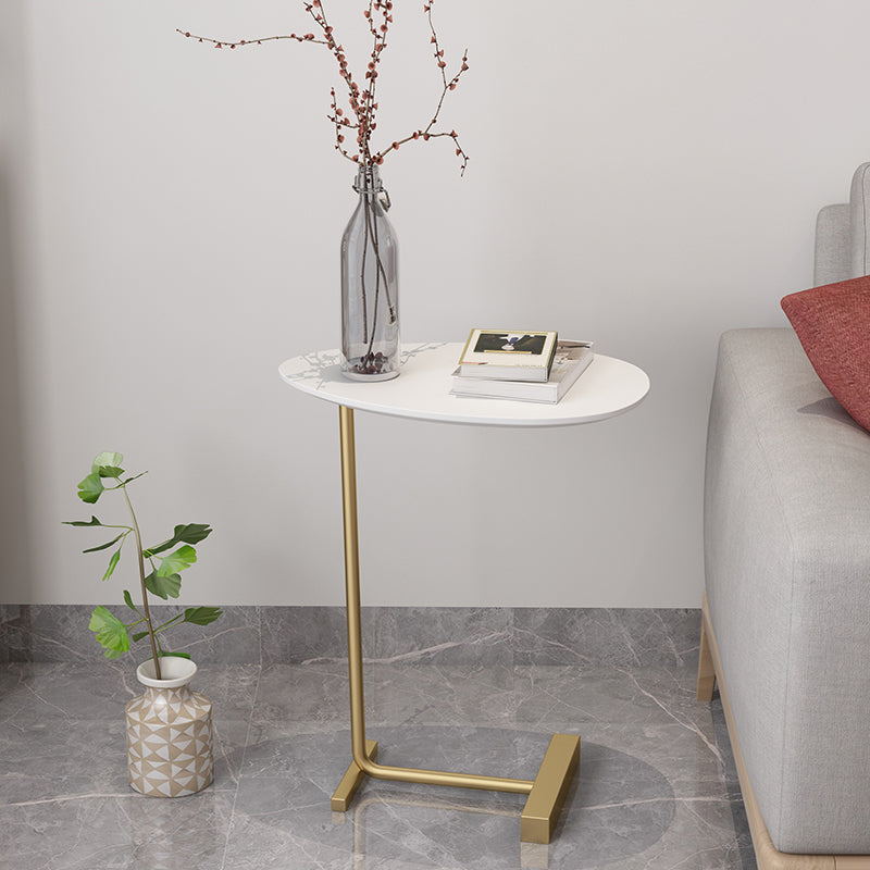 23.6inch Tall Modern C Corner Table Solid Wood Side End Table