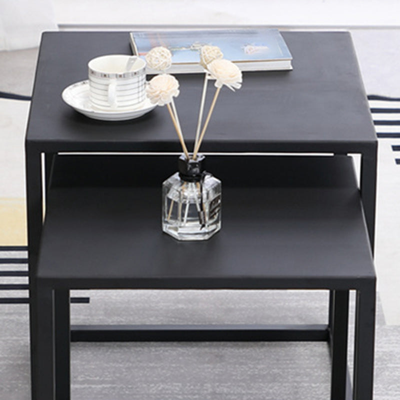 Frame 2 Nesting Coffee Table Mid-Century Metal Square Cocktail Table
