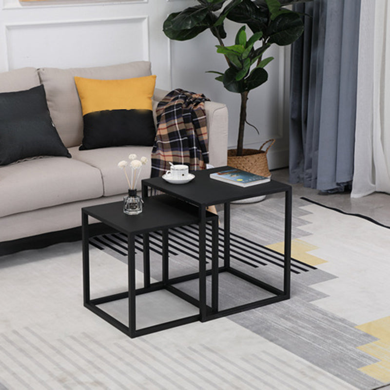 Frame 2 Nesting Coffee Table Mid-Century Metal Square Cocktail Table
