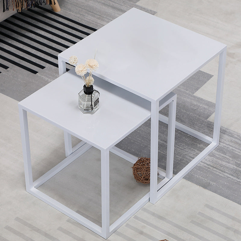 Frame 2 Nesting Coffee Table Mid-Century Metal Square Cocktail Table