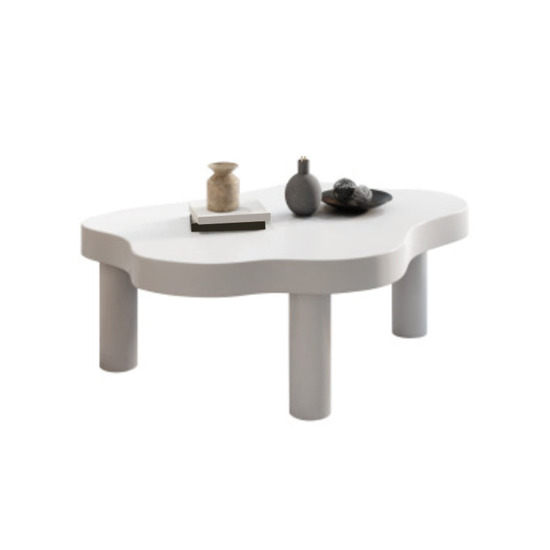 Nordic Coffee Table 3 Legs Solid Wood Geometric Single Coffee Table