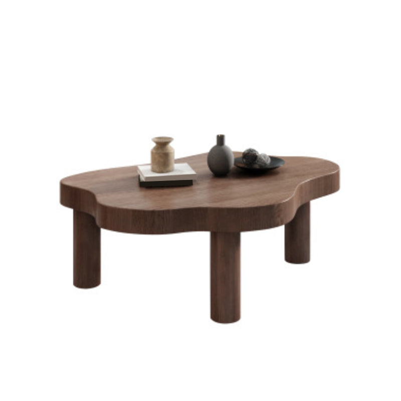 Nordic Coffee Table 3 Legs Solid Wood Geometric Single Coffee Table