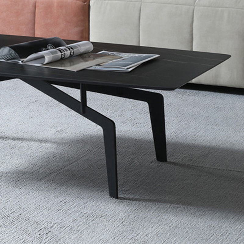 4 Legs 1 Single Coffee Table 16.14" High Metal Cocktail Table